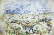 Paul Cezanne La Montagne Sainte-Victoire oil painting on canvas